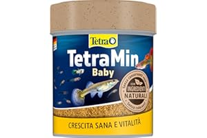 TetraMin Baby - Mangime per pesci in microfibre per avannotti di pesci ornamentali fino a 1 cm di lunghezza, alimento speciale per la crescita, lattina da 66 ml