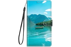 Bnvdfre for Motorola Moto E13 Case Flip Wallet Phone Case Shockproof PU Leather Card Holder Magnetic Stand Protector Cover for Motorola Moto E13, Boat