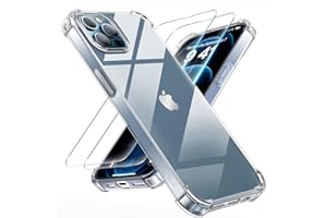 Tentoki 3 in 1 für panzerglas und hülle iPhone 12 Pro,[Nie Vergilbung] schutzfolie iPhone 12Pro TPU handyhülle Schlanke Stoßfeste Anti Kratzt Transparent