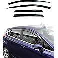 AUTO CLOVER Wind Deflectors Set for Ford Fiesta MK7 2009-2017 5 Door Hatchback (4 pieces)