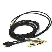 Cavo Audio Di Ricambio Per Sennheiser HD650, HD600, HD660S, HD6XX – 1,5m Con Adattatore 6,35mm