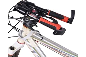 ThinkTop 660mm Bike Folding Handlebars Luminum Alloy Foldable Bike Handle Bars 25.4mm 31.8mm Quick Release Save Space for MTB Road Bike