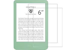 CoBak 2 protectores de pantalla antirreflejos, HD para Kindle 11th Generación de 6 pulgadas 2024 y 2022 lanzados, Kobo Nia y PocketBook – Protector de pantalla 9H templado de Klarhei – 4