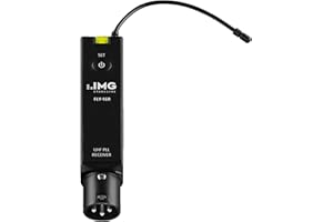 IMG STAGELINE FLY-16R 16-Kanal PA-Audio Funk-Empfänger für die analoge, kabellose Übertragung von Line-Audiosignalen in PA-Systemen, Funk-Receiver mit UHF-PLL Technologie, in Schwarz