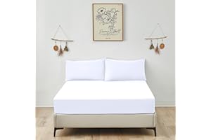 VICTORIA & CARTER Small Double Fitted Sheet (30cm) - 4ft Ultra Soft Microfibre Bed Sheets, Breathable, Shrink and Fade Resistant, Easy Care for Small Double Beds (Small Double/4ft, White)