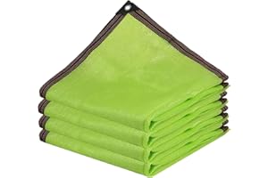 SDLLG Sonnensegel mit Ösen Schattiernetz 90% UV-Beständiges aus HDPE Grün-A 3.5x4m Schattennetz UV-Schutznetz Leicht und Haltbarkeit Anpassbare für Restaurant im Freien, Outdoor-Markt