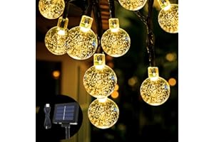 KUSHOPFAST Opard LED Solar Crystal Balls Fairy Lights for Garden, Trees, Patio, Christmas, Weddings, Parties, Indoor and Outdoor Use 4.5 Metres Warm White