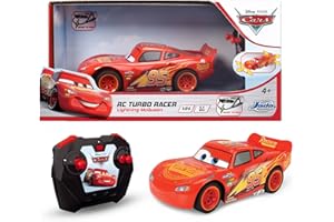 JADA Dickie Toys - Radicomando di Cars Saetta Mc Queen 1:24, 17 cm, +4 anni, 203084038