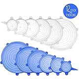 Lékué Silikon Deckel 2er Set - Elastische Frischhalte Deckel 8,5cm