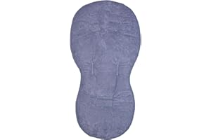Jillyraff Grey Padded Seat Liner Designed to fit Silver Cross Pioneer, Surf & Wayfarer Pushchairs
