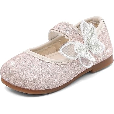 Glitter Mary Jane schoenen voor meisjes, perfect voor een feestje, met