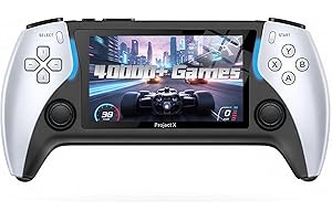 ZYGSEVE Handheld Game Console with 40,000+ Pre-Installed Games, 4.3-Inch HD IPS Screen, 2500mAh Long-Lasting Battery & 15+ Emulators