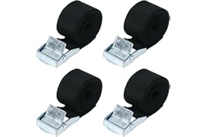 ‎WIDISUN Zurrgurte, 2M Heavy Duty Spanngurte, 4 Pack verstellbare Frachtgurte Ratschengurte, Gurt mit Schnalle, Zurrgurte geeignet für Motorrad, Fahrrad, Fracht, LKW, Anhänger, Gepäck