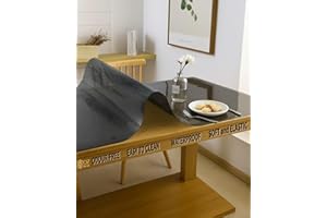 OZ HOME Protector de Mesa de PVC Transparente Mate - 80x120 CM - 1,5 mm de Grosor, Protección Impermeable, Antideslizante y Seguro para Alimentos - Ideal para Mesas de Comedor, Escritorios y Encimeras
