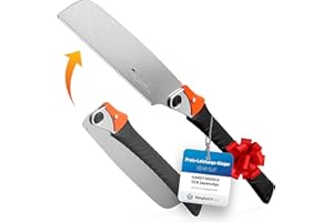 HARDTWERK Zen Japansäge klappbar (Kataba) 240 mm aus SK4 Karbonstahl für Heimwerker & Gewerbe - japanische Säge Feinsäge für Holz - Zugsäge Holzsäge