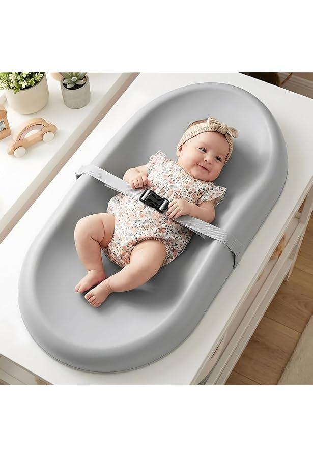 Organic Latex Non Slip Changing Pad Changing Pad Foam Contoured Baby  Changing Pad For Dresser, Waterproof Diaper Changing Table Pad, Includes  Soft, Removable Washable Non-Slip Cover, Bonus Portable ...