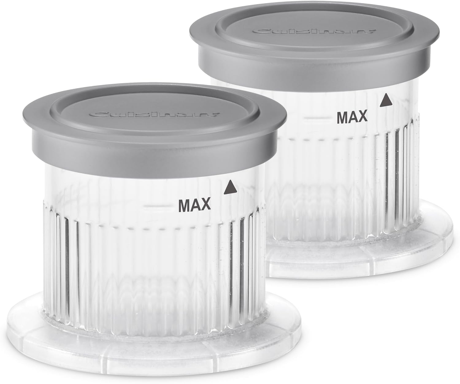 Cuisinart FastFreeze ICE-FD10EC2 - Taza de postre de cristal, color gris