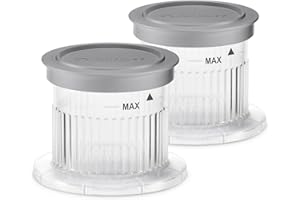 Cuisinart FastFreeze ICE-FD10EC2 - Taza de postre de cristal, color gris