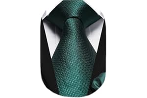 HISDERN Comprobar lazo de la boda Panuelo Hombres Corbata & Plaza de bolsillo Conjunto