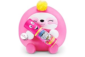 SNACKLES Peluche Snackle Super Sized, Sloth, di ZURU da coccolare morbido comfort 35 centimetri peluche con snack di marca accessori (Sloth)