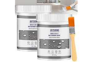 SPINNE LUCAS 600G Impermeabilizante Transparente, Sellador Impermeable Transparente, Pintura Impermeabilizante Transparente, Sellador fugas agua, Waterproof Insulating Sealant para Terrazas, Tejados, Externa, Baño