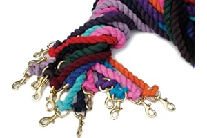 Rhinegold Horse Lead Rope 7ft long also good for dogs (Purple)