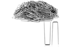 COM-FOUR® 400x Agujas para Flores de Paja - Clips para arreglos Florales para decoración - Agujas para arreglos (Agujas de Fresa - 400 Piezas)