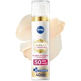 NIVEA Luminous 630 Anti-Stain Day Cream SPF 50, 40 ml | Daily face cream with hyaluronic acid and thiamidol, evens skin tone,