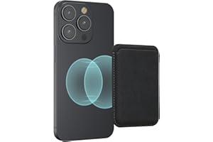 kwmobile Etui na karty kompatybilne z Apple iPhone 15/14 / 13/12 Series etui na karty do 3 kart - kompatybilne z MagSafe - czarne