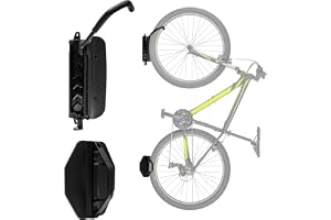 Zaxiva Draaibare Fietsen Wandhouder voor MTB & Racefiets, Ruimtebesparende Fietsophangbeugel voor Garage & Huis, Stevige Fiet
