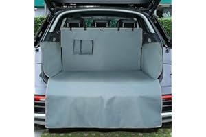 KYG Car Boot Liner With Bumper & Side Protection - Heavy Duty Waterproof Universal Protector Mat for Cars, SUVs & Trucks - 184 * 105 * 38cm, Grey