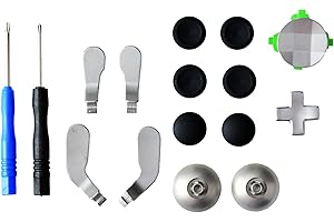 MCBAZEL Gam3Gear D-pads Thumbsticks Joysticks Paddles Hair Trigger Locks T8H Cross Screwdrivers Repair Replacement Parts Kits for Microsoft Xbox One Elite Controller