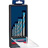 Bosch Professional Accessories 7 x Expert CYL-9 MultiConstruction Matkap Seti (Beton i&ccedil;in, &Oslash; 4-12 mm, Darbeli Matkap Aksesuar