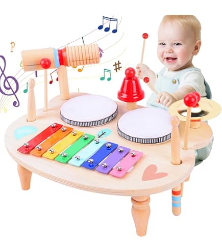 Houten Drumstel voor Creatieve Kinderen