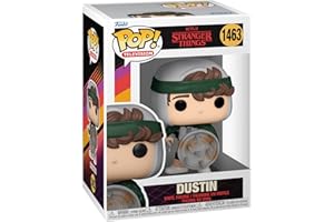Funko Pop! TV: Stranger Things - Hunter Dustin Henderson With Shield​​ - Aka Senzadenti- Figura in Vinile da Collezione - Idea Regalo - Merchandising Ufficiale - TV Fans