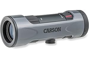 Carson Mono Zoom 7-21x21mm, monokular z zoomem - lekki i przenośny kompaktowy monokular o dużej mocy, w podróży, do aktywności na świeżym powietrzu (ZM-721)