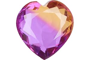 REAL-GEMS Brazilian Multi Color Ametrine Stone 86.50 Ct. Heart Shape Ametrine Loose Gemstone for Jewelry Making