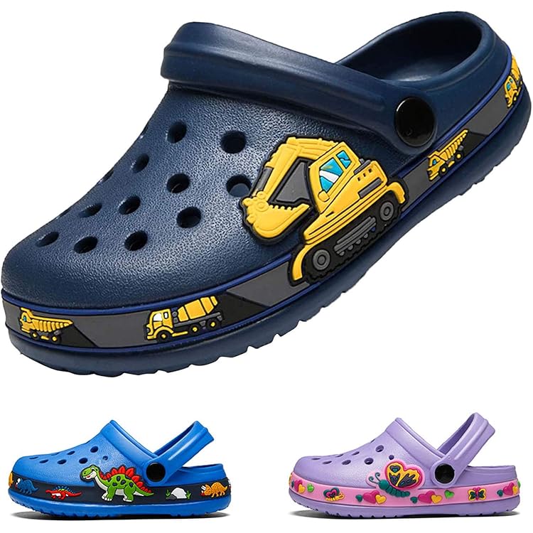 Sabots Pour Garçon Verts Avec Motif Dinosaure - Crocs - Légers Et Confortables Vert - Chaussures