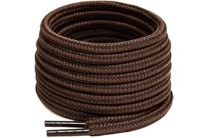 SMART LACES Strong Round Bootlaces Boot Laces Shoelaces for Work Hiking Boots and Trainers