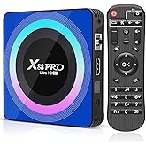 Android 13.0 TV Box, Android Box 4GB RAM 64GB ROM RK3528 Quad-Core 64bit Cortex-A53 support 2.4/5.0GHz Wi-Fi BT5.0 10/100M Et