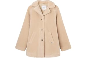 Pepe Jeans Solange Manteau en Fausse Fourrure Fille