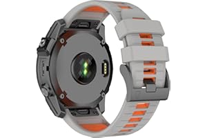 Shecret Pasek Szybkiego Dopasowania do Zegarka Garmin, Silikonowy Pasek Zastępczy o Szerokości 22mm, Pasuje do Garmin Fenix 7/Fenix 7 Pro/Fenix 7 Sapphire Solar/Fenix 6/Fenix 6 Pro