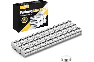 Wukong 4 x 1 mm små magneter, minineodymmagneter 100 stycken för kylskåp, 3D-skrivare, modell och gör-det-själv-projekt