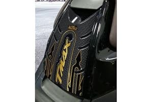Resin Bike Adhesivos de Moto Compatibles con Yamaha Tmax 500 y 530 2008 2016. Protección Puerta del Tanque de Choques y Arañazos de Moto. Adhesivo 3D Resinado - Made in Italy