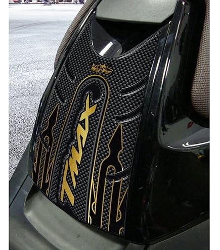 Kit Piastre Poggiapiedi Per Yamaha T-Max 500 2001-2007 - Acciaio Inox 316L, Taglio Laser CNC, Set 4 Pezzi