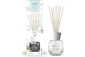 Yankee Candle Signature Diffusore a bastoncini | Clean Cotton | 100 ml | Fino a 10 settimane di fragranza | Confezione riciclabile | Un regalo perfetto per una donna