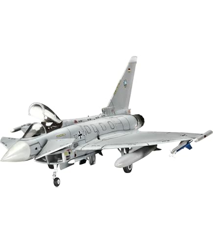 Modèle Réduit 1/100 EF2000 Typhoon Fighter - Avion De Chasse Métal Militaire - Neuf