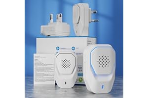 SOLITUZURODE 2025 Mouse Repellent - 2 Modes Ultrasonic Pest Repeller - 4 Pack Mouse Repeller Plug-in - Flea Killer for Home - Mice Deterrent Indoor Effectively Repel Mice/Rats/Mosquitoes/Cockroaches/Ants & Spiders