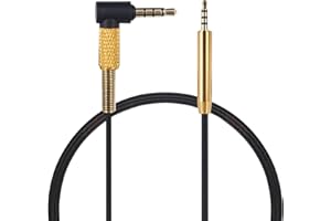 Yizhet Cavo Aux di Ricambio Compatibile con Cuffie Bose QC35 QC25 QuietComfort 25 35 Soundlink SoundTrue OE2 OE2i e Bose 700 AKG Y40 Y50 Y45 Jack 3,5mm a 2,5mm Cavo Audio con Microfono e Telecomando