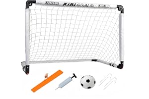 ‎KIBIGOAL KiBiGOAL Fussballtor Kinder Fußballtor Indoor Faltbares Fussballtor 60x45cm/90x60cm/115x80cm Klappbar Fußballtor Mini- Fussballtore für Garten Kinder - Kleines Fussballtor für Indoor und Outdoor